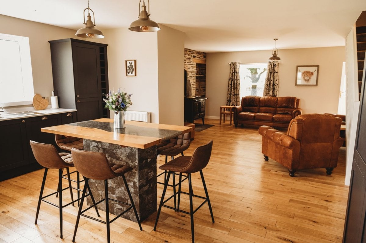 The Herdsman's House - kitchen/living area